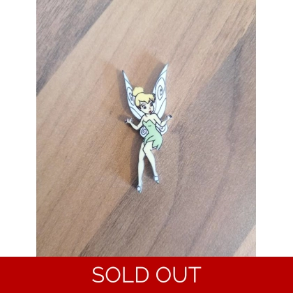 Disney Tinker Bell Pattern Wing 2 Single Pin Badge